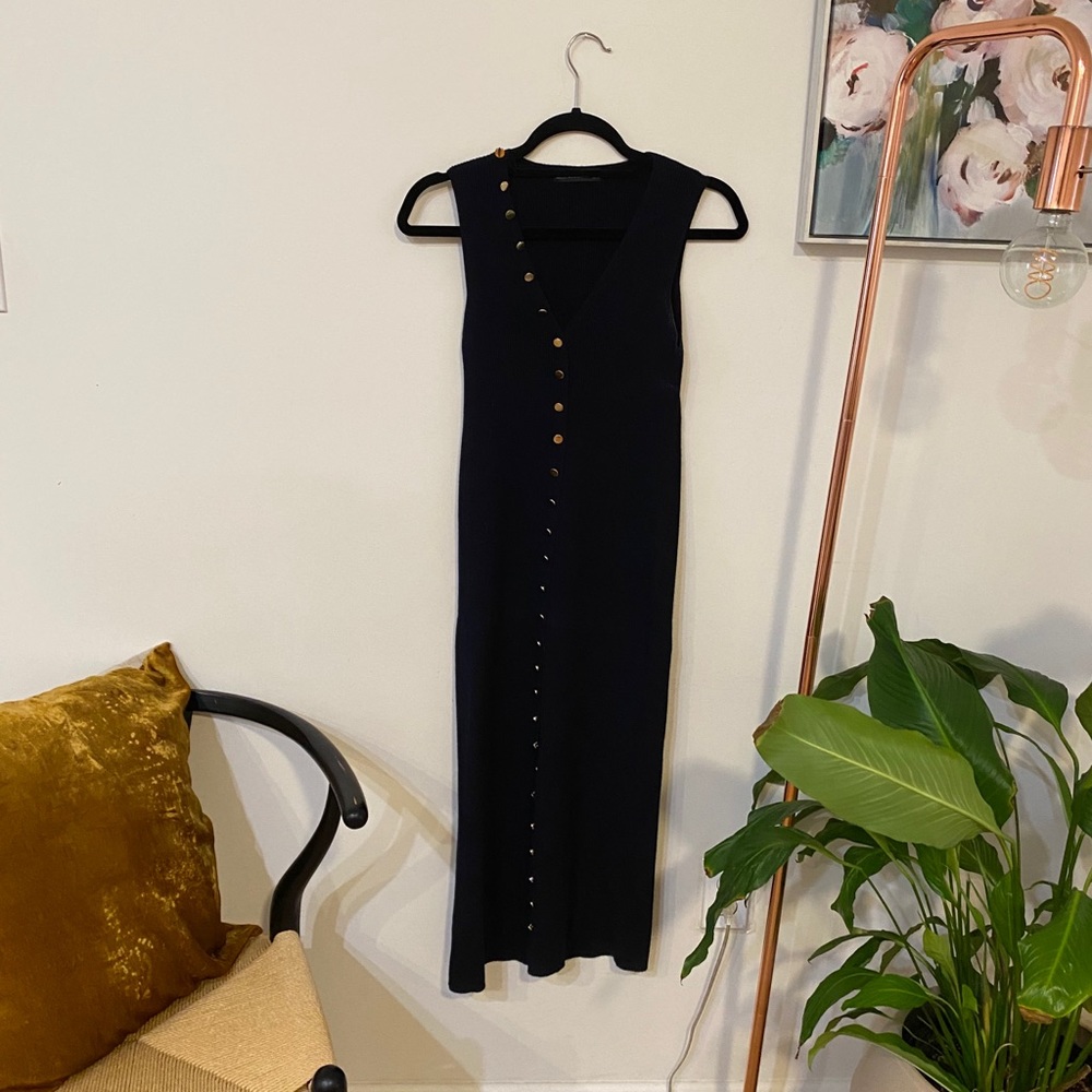 Zara Dress - Long Ribbed Heavy Knit - Sexy Classy